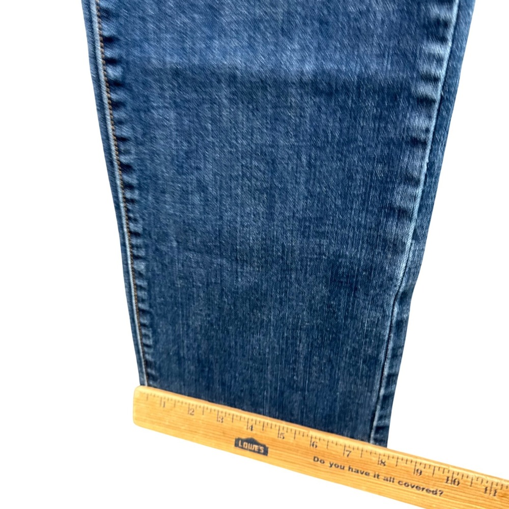 Levi's 505 Straight Leg Jeans Womens 14 Curvy Medium Wash Normcore Capsule Denim - Picture 12 of 13
